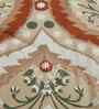 Florida 180 GSM Floral  Reversible All Season AC Comforter / Blanket / Quilt (Orange, 220x240 CM)