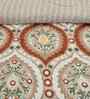 Florida 180 GSM Floral  Reversible All Season AC Comforter / Blanket / Quilt (Orange, 220x240 CM)