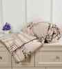 Florida 180 GSM Floral  Reversible All Season AC Comforter / Blanket / Quilt (Peach, 220x240 CM)