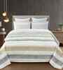 Florida 180 GSM Geometric Reversible All Season AC Comforter / Blanket / Quilt (Grey, 220x240 CM)