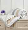 Florida 180 GSM Geometric Reversible All Season AC Comforter / Blanket / Quilt (Grey, 220x240 CM)