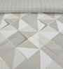 Florida 180 GSM Geometric Reversible All Season AC Comforter / Blanket / Quilt (Tan, 220x240 CM)