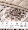 Beige Digital Goose Down Filling Reversible 230 GSM Double Bed AC Comforter