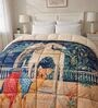Grey Digital Goose Down Filling Reversible 230 GSM Double Bed AC Comforter