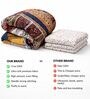 Mauve Digital Goose Down Filling Reversible 230 GSM Double Bed AC Comforter
