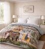 Mauve Digital Goose Down Filling Reversible 230 GSM Double Bed AC Comforter