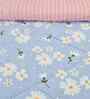 Florida Floral AC Comforter with King Bedsheet & 2 Pillow Covers | All Season | Reversible | Soft & Fluffy (Blue, 220x240 CM)