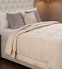 Camel Goose Down Filling 230 GSM Double Bed AC Comforter With Minimal Print
