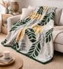 Grey Double Printed Flannel 230 GSM AC Blanket