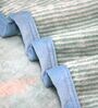 Aqua Printed Flannel Blanket Double Bed Ultra Soft 250 GSM Lightweight AC Blanket