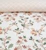 Beige Printed Microfiber Reversible 180 GSM Double Bed AC Comforter