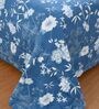 Blue Printed Microfiber Reversible 180 GSM Double Bed AC Comforter