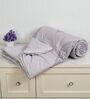 Lavender Printed Microfiber Reversible 180 GSM Double Bed AC Comforter