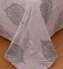 Lavender Printed Microfiber Reversible 180 GSM Double Bed AC Comforter