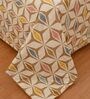 Beige Printed Microfiber Reversible 180 GSM Double Bed AC Comforter