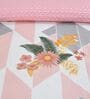 Peach Printed Microfiber Reversible 180 GSM Double Bed AC Comforter