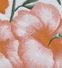 Peach Printed Microfiber Reversible 180 GSM Double Bed AC Comforter