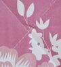Pink Printed Microfiber Reversible 180 GSM Double Bed AC Comforter