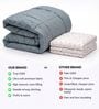 Grey Ultrasoft Embossed Reversible 230 GSM Double Bed AC Comforter