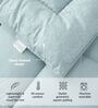 Skyblue Ultrasoft Embossed Reversible 230 GSM Double Bed AC Comforter