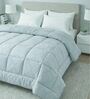 Skyblue Ultrasoft Embossed Reversible 230 GSM Double Bed AC Comforter