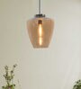 Ashley Florien Gold Glass and Metal Hanging Light