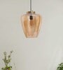 Ashley Florien Gold Glass and Metal Hanging Light