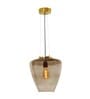 Daffodil Florien Gold Glass and Metal Hanging Light