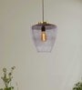 Daffodil Florien Gold Glass and Metal Hanging Light