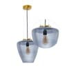 Daffodil Florien Gold Glass and Metal Hanging Light