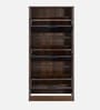 Florine 3 Tier Engineered Wood Shoe Cabinet in Walnut & Wenge Colour