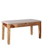 Floris Solid Wood Bench in Teak Colour