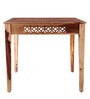 Floris Four Seater Square Dining Table in Teak Colour