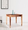 Floris Four Seater Square Dining Table in Teak Colour