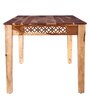 Floris Six Seater Dining Table in Teak Colour