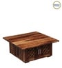 Florito Sheesham Wood Coffee Table in Rustic Teak Finish
