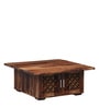 Florito Sheesham Wood Coffee Table in Rustic Teak Finish
