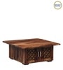 Florito Sheesham Wood Coffee Table in Rustic Teak Finish