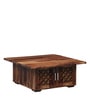 Florito Sheesham Wood Coffee Table in Rustic Teak Finish