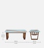 Floro Sheesham Wood Coffe Table In Povincial Teak Finish With Glass Top