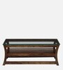 Floro Sheesham Wood Coffee Table In Provincial Teak Finish