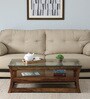 Floro Sheesham Wood Coffee Table In Provincial Teak Finish