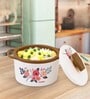 Florra Brown Plastic & Steel Thermoware Casserole (Set of 3)