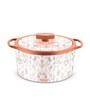 Florra Grey  Plastic & Steel thermoware 1500ML Casserole