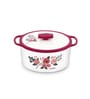 Florra Pink 3000ML Plastic & Steel Thermoware Casserole