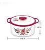 Florra Pink 3000ML Plastic & Steel Thermoware Casserole