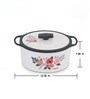 Florra Grey 5000ML Plastic & Steel Thermoware Casserole
