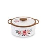 Florra Brown 5000ML Plastic & Steel Thermoware Casserole