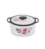 Florra Grey 5000ML Plastic & Steel Thermoware Casserole