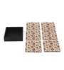 Flourish Tile Cream MDF (Set of 6 ) Table Coasters